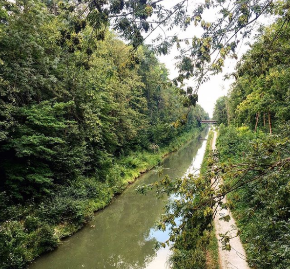 photo du canal de l'ourcq