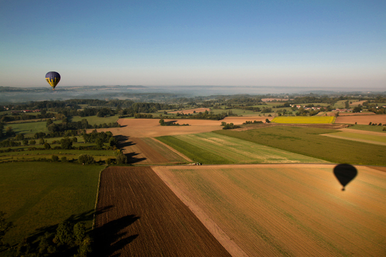 champ vu du ciel