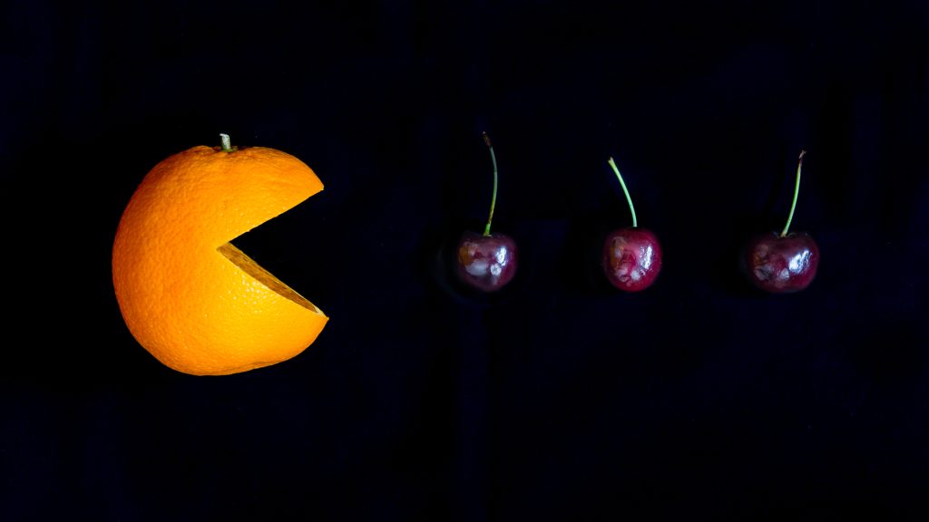 pacman avec des fruits