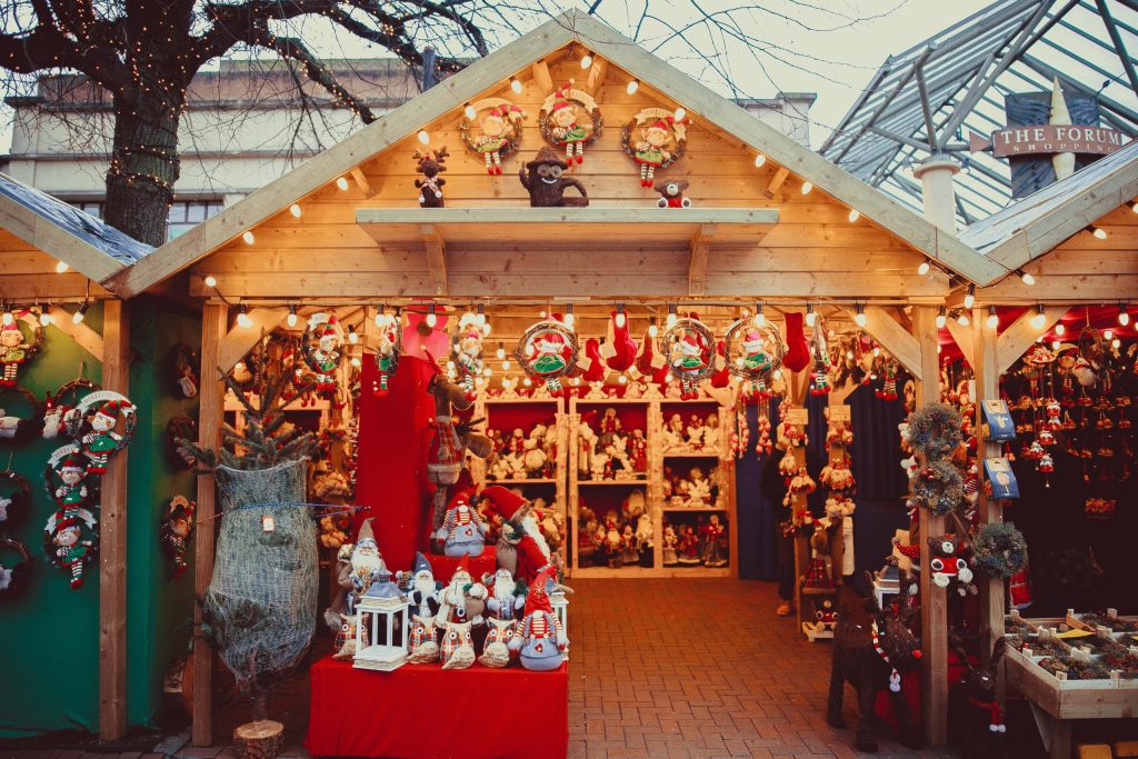 stand de marché de noël